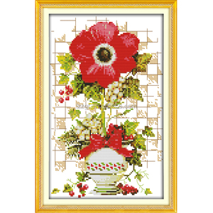 2025 nuevo NKF girasol Simple bordado puntadas impresión libre fácil <span class=keywords><strong>patrones</strong></span> <span class=keywords><strong>de</strong></span> <span class=keywords><strong>punto</strong></span> <span class=keywords><strong>de</strong></span> <span class=keywords><strong>cruz</strong></span> para servicios personalizados privados - Product Image 1