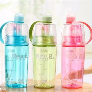 600ml 20 OZ Misting sprey açık spor içme BPA ücretsiz su şişesi - Product Image 2