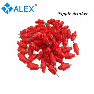 Acero inoxidable automático rojo <span class=keywords><strong>tetina</strong></span> para pollos y aves de codorniz - Product Image 2