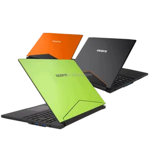 Laptop Gaming 2017 Gigabit Aero 14Wv7-GN4, Laptop 14 "QHD I7 7700HQ GTX1060 16GB RAM 512GB SSD (Hijau & Oranye)