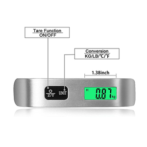 Balance numérique <span class=keywords><strong>de</strong></span> voyage PS-301 pour bagages suspendus, 50 kg, 110 lb, balance électronique pour valises <span class=keywords><strong>de</strong></span> 40 kg et 20 kg - Product Image 6