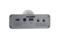 JR001-2 Speaker Suara yang Dapat Disesuaikan, Baja Anti Karat Perak, Sensor Gerak PIR Luar Ruangan Terlaris, Deteksi 10m, Sistem Alarm HORN
