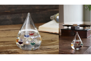 Bouteille <span class=keywords><strong>de</strong></span> météo créative en verre, artisanat <span class=keywords><strong>de</strong></span> décoration pour la maison, décor <span class=keywords><strong>de</strong></span> goutte d'eau, <span class=keywords><strong>thermomètre</strong></span>, - Product Image 4