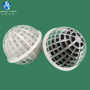 Boule de Suspension en plastique quadricin, emballage en boule de cage, plastique Bio <span class=keywords><strong>filtre</strong></span> <span class=keywords><strong>pour</strong></span> réservoir <span class=keywords><strong>septique</strong></span> - Product Image 5