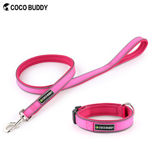 Mode 3M Reflektierende Neopren Padded Nylon Hund Halsband Und Leine Set - Product Image 3
