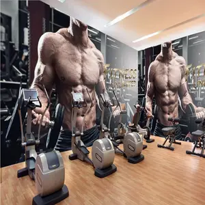 Phòng Tập Thể Dục Sexy Muscle Man Khỏa Thân Hình Nền Tranh Tường Hình Nền Nhà Nhập Khẩu Nhãn Hiệu Hình Nền