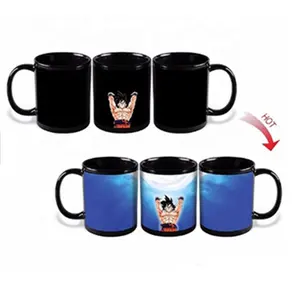 Hadiah Kustom Cangkir Porselen Ajaib Cangkir Kopi Reaktif Panas Taza SON Goku Mug Bola Naga Z