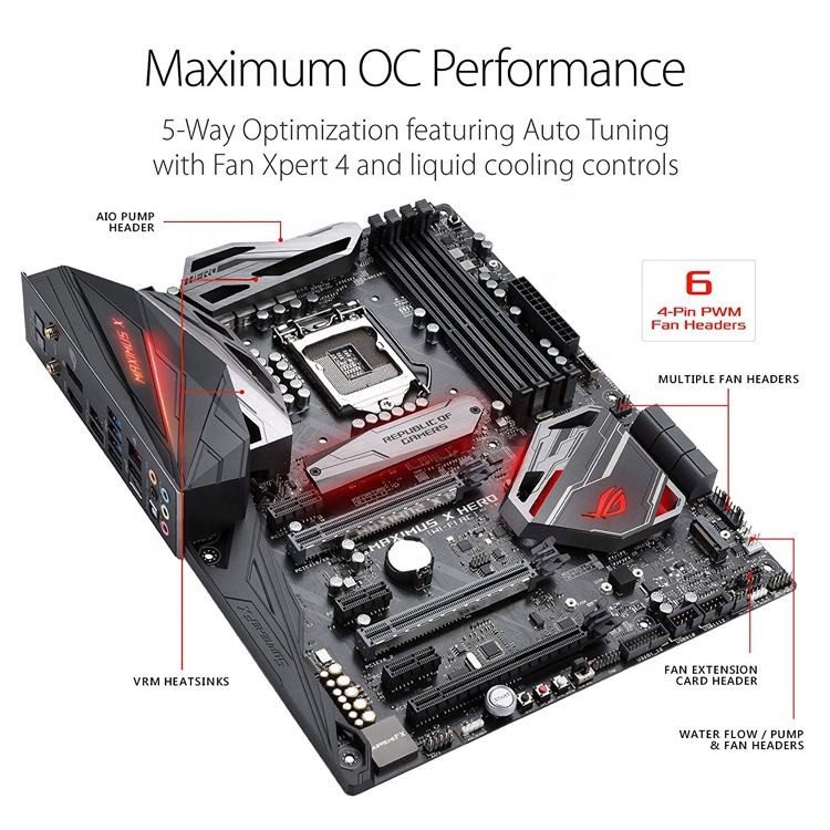 ASUS ROG MAXIMUS X HEROマザーボードIntel LGA1151 DDR4 4133MHz
