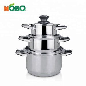 Super Capsuled Dưới Thiết Kế Mới <span class=keywords><strong>16</strong></span> Cái Set Thép Không Gỉ Cảm Ứng Cookware Set - Product Image 3