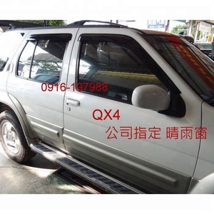 Déflecteurs de fenêtre, pare-pluie, visières de fenêtre pour nouveau QX4 4dr (JR50) 97 ~ 03 - Product Image 2