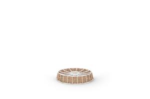 โรงงาน Daybed กลางแจ้งสวนหวายเฟอร์นิเจอร์ Custom หวายรอบแขวนเตียงนอนเล่นชายหาดขายส่ง - Product Image 4