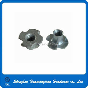 DIN1624 Stainless Steel Three Four Prongs Locking <strong>Tee</strong> Claw <strong>Nut</strong> for Furniture Healthcare Mining Applications - Product Image 5