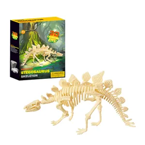 DIY wetenschap dinosaurus speelgoed stegosaurus skelet speelgoed voor kids HC404085