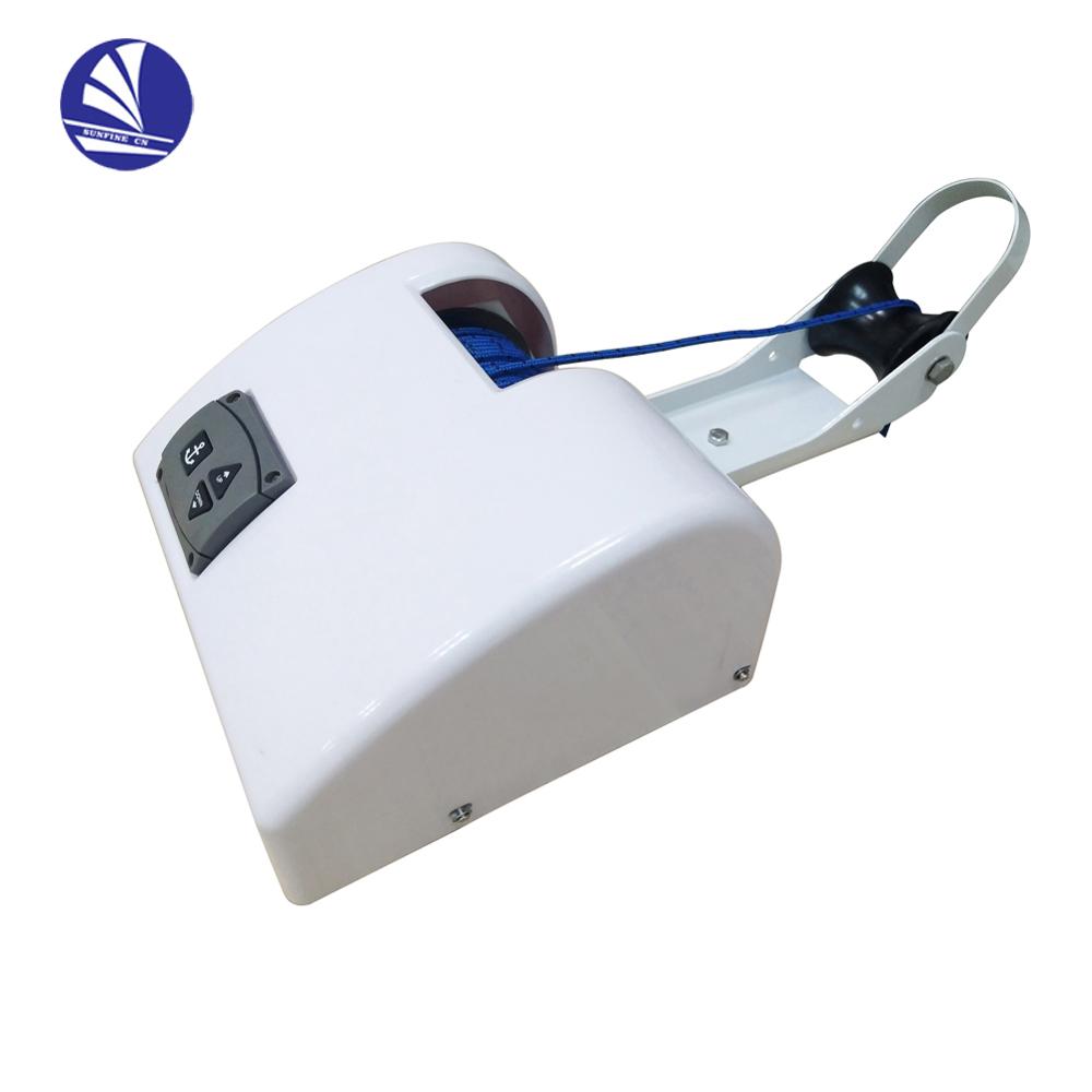 Электрическая анкерная лебедка w/луковой ролик, белая 25 Вт