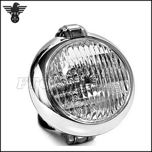 Lente cromada transparente de 4,5 ", faro Vintage para motocicleta, para Harley Cafe Racer - Product Image 4