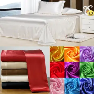 100% Mulberry Chinese Silk Duvet Cover Set / Silk Bed Sheet Set With Pillowcase