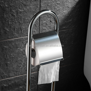 <span class=keywords><strong>Portarotolo</strong></span> per Carta Igienica di Lusso in Acciaio Inossidabile Ecologico con Garanzia di 5 Anni <span class=keywords><strong>e</strong></span> Scopino per WC, Accessori per il Bagno - Product Image 2