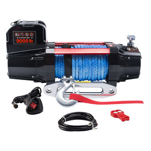 Mingrui — <span class=keywords><strong>treuil</strong></span> <span class=keywords><strong>électrique</strong></span>, <span class=keywords><strong>treuil</strong></span> de tracteur de Jeep avec corde synthétique, 9000lb - Product Image 1