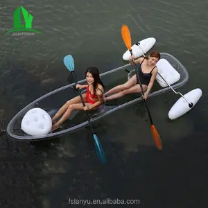 Kayak transparente translúcido para 2 personas, florida