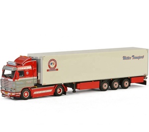 Commercio all'ingrosso pressofuso in lega rimorchio del camion modello in <span class=keywords><strong>scala</strong></span> <span class=keywords><strong>1</strong></span> <span class=keywords><strong>64</strong></span> per promototional regalo - Product Image 1