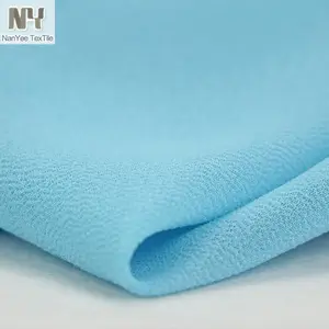 Nanyee Textiel 100% Polyester 100D Hoge Twist Crêpe Chiffon Stof