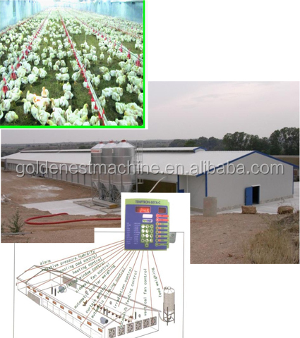 Complete Automatic Poultry Farming Equipment for Broiler