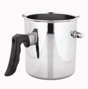 Bouilloire à lait à double paroi en aluminium avec base à induction et poignée en bakélite, infuseur à thé CE, pichet à eau, pichet à infusion de fruits en acrylique - Product Image 3