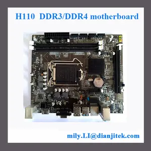 高品质的 H110M PRO-VD D3 台式机主板 H110 插槽 LGA 1151 DDR3 Micro-ATX 100% 完全测试