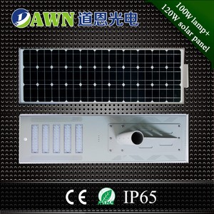 60 W inteligente 2018 Nuevo producto integrado todo en una luz de calle llevada solar <span class=keywords><strong>al</strong></span> aire libre aparcamiento <span class=keywords><strong>suelo</strong></span> - Product Image 6