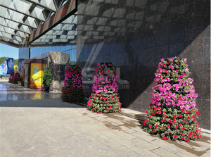 Maceta Vertical de fresa <span class=keywords><strong>para</strong></span> jardinería, torre Vertical <span class=keywords><strong>para</strong></span> jardín, flores, torre hidropónica Vertical - Product Image 5