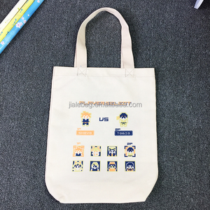 Túi Tote Vải Cotton Có Khóa Kéo In Hình Hoạt Hình Nhật Bản Tùy Chỉnh - Product Image 5