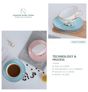 Elegent royal <span class=keywords><strong>gracia</strong></span> diseños de vajilla de cerámica plato de postre de porcelana tazas de café para la venta - Product Image 3