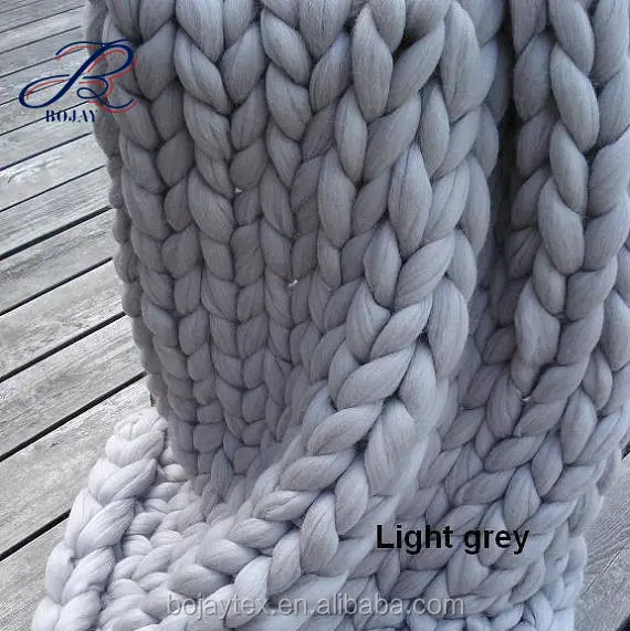 Deken Baby Haak Garen Dikke Warme Deken 100% Acryl Garen Roving Super Chunky Garen Deken 100*150 Cm