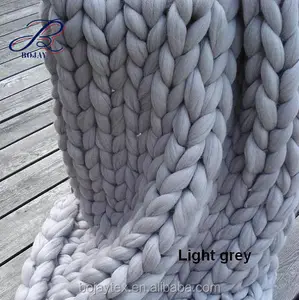 Blanket Baby Crochet Yarn Thick Warm Blanket 100% Acrylic Yarn Roving Super Chunky Yarn Blanket 100*150cm