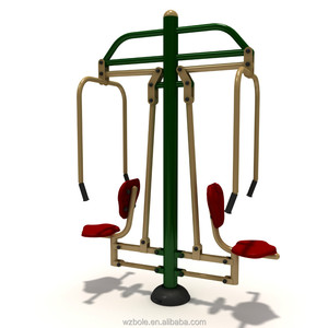 Équipement de sport à double siège, équipement Commercial pour faire des exercices de <span class=keywords><strong>fitness</strong></span> en plein air, pressoir de poitrine pour le parc - Product Image 4