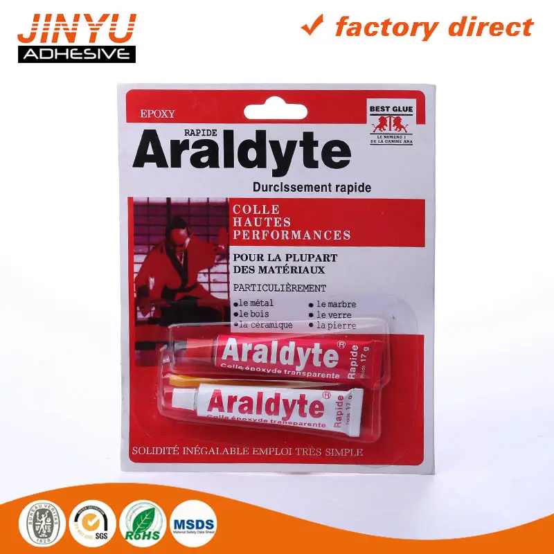 Jinyu סיטונאי הסמכת MSDS מהיר יבש אלומיניום צינור Araldyte AB דבק