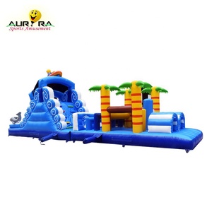 Obstáculos inflables para adultos, pista de obstáculos inflable, juego deportivo de carreras - Product Image 2