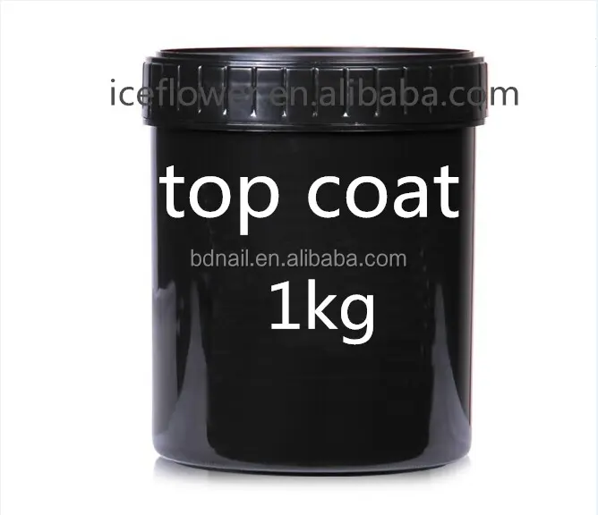 Nhà Máy Giá Bán 1KG Cơ Sở Coat UV LED Nail Gel Top Coat Gel Nail Polish