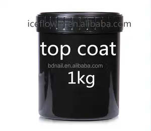Factory verkoop prijs 1 KG base coat UV LED Nail gel top coat gel nagellak