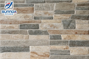 Heißer verkauf fassade matte finish dekorative außen stein wand split ziegel ton fertiger, außenwand klinker ziegel rutscht fliesen - Product Image 6