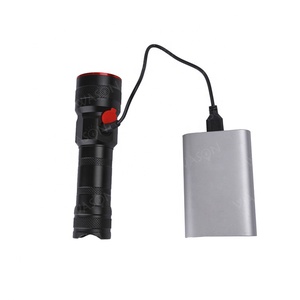 Top Grade Tactical Dài 300 Mét Phạm Vi 26650/18650 Tiện Dụng Mạnh Mẽ Ánh Sáng Hợp Kim Nhôm Led Đèn Pin - Product Image 6