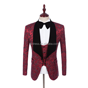 Abito da sposa da <span class=keywords><strong>uomo</strong></span> smoking <span class=keywords><strong>rosso</strong></span> da sposo costumi di scena per cantante abito maschile su misura con pantaloni miglior <span class=keywords><strong>uomo</strong></span> Blazer (giacca + pantaloni + gilet) - Product Image 1