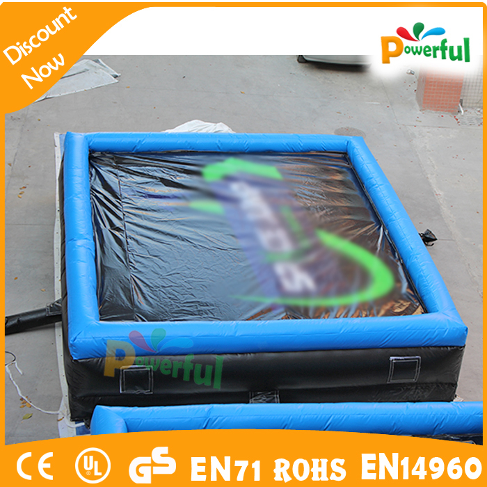 Bleu tapis de réception chute libre airbag air saut sac
