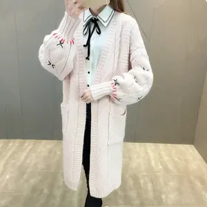 Veste tricotée en coton pour femmes, vêtements de créateur, vente en gros, de turquie,