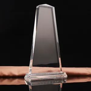 Costomerized Business Wedding Gift Globe American Video Music Awards Plaque Obelisk Crystal Award Trophy