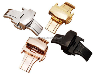 <span class=keywords><strong>Boucle</strong></span> de montre à déployement en acier inoxydable 12/14/16/18/20/22/24 mm, fermoir à bouton-poussoir, <span class=keywords><strong>boucle</strong></span> <span class=keywords><strong>papillon</strong></span> pour bracelet de montre - Product Image 1