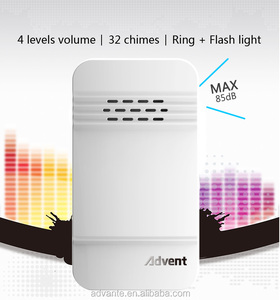 Sonnette de porte sans fil bluetooth, longue distance transmission 150M, étanche, sans fil, sonnette