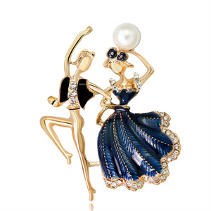 Prince princesse danse broche ballet danseur broche
