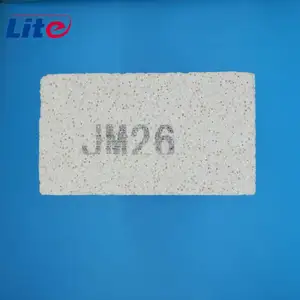 230 × 114 × 64 1400C High Temperature JM 26 Brick Mullite Insulating Refractory Fire BrickためFurnace