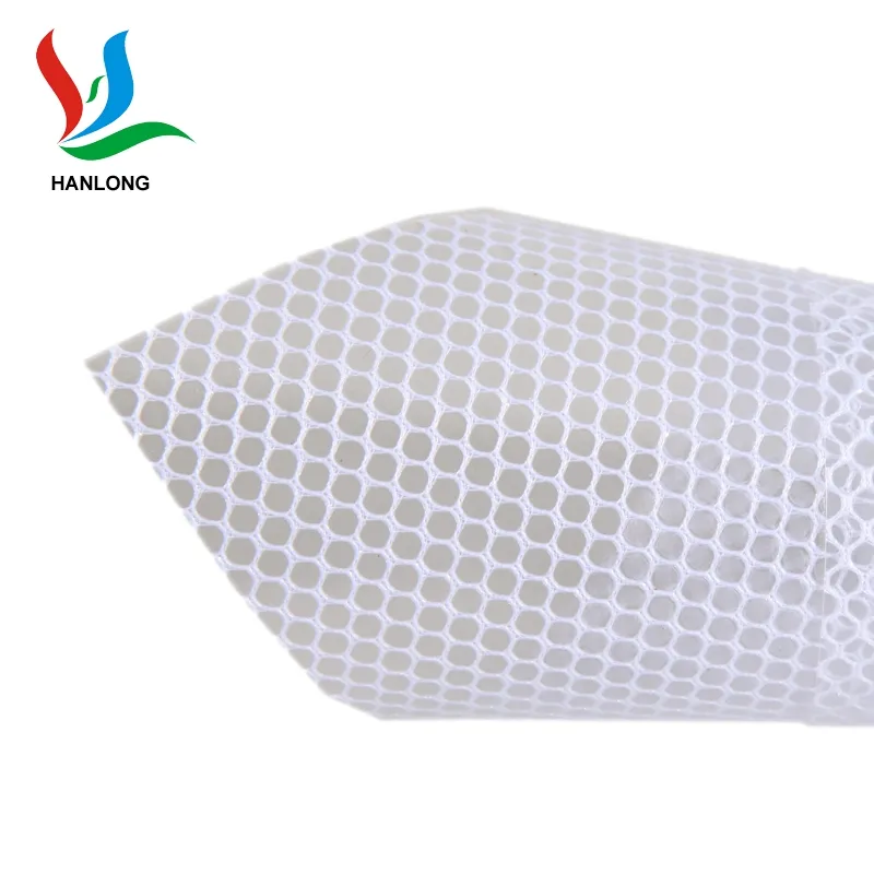 0.55 ملليمتر pvc القماش المشمع عادي الأبيض نسيج شفاف شبكة الأقمشة